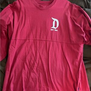 Disney Red Long Sleeve Tee